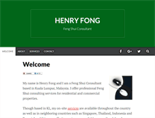 Tablet Screenshot of henryfong.com